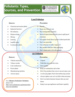 Land Pollution Air Pollution