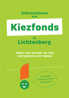 Kiezfonds in Lichtenberg