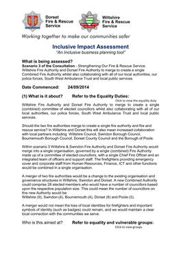 Inclusive Impact Assessment “An Inclusive Business Planning Tool”