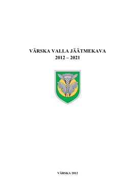 Värska Valla Jäätmekava 2012-2021