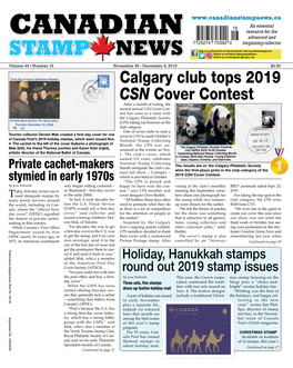 Canadianstampnews.Ca an Essential Resource for the CANADIAN Advanced and Beginning Collector