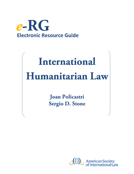 International Humanitarian Law