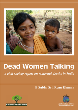 Report Dead Women Talking- a Civil Society Report On