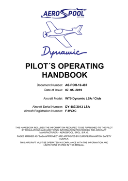 Pilot´S Operating Handbook