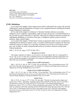 DOE Organization Act in U.S.C..Pdf