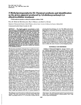 N-Methylprotoporphyrin IX: Chemical Synthesis and Identification