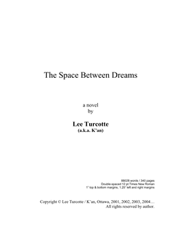 The Space Between Dreams