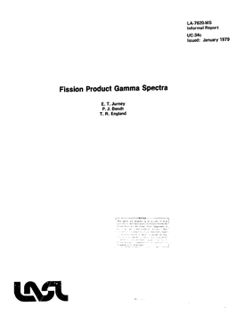 Fission Product Gamma Spectra