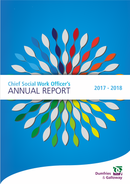 ANNUAL REPORT 2017 - 2018 Chief Social Work Officer’S Annual Report