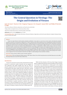 The Origin and Evolution of Viruses