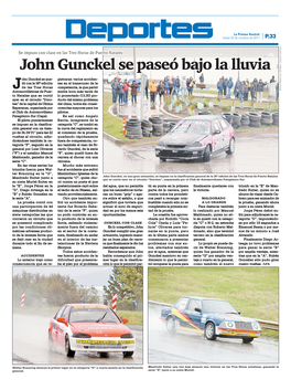 John Gunckel Se Paseó Bajo La Lluvia O