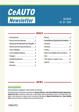 Ceauto 26/2015 Newsletter 01