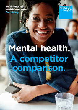 Mental Health Competitor Comparison One Pager