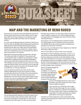 Map and the Marketing of Reno Rodeo