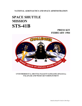 Sts-41B Press Kit February 1984