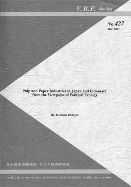 Pulp and Paper Industries in Japan and Indonesia