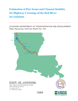 Estimation of Pier Scour and Channel Stability for Highway Crossings of the Red River in Louisiana