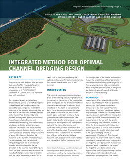 Integrated Method for Optimal Channel Dredging Design 5