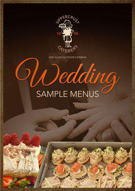 Wedding Menu Examples