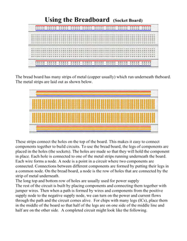 Using the Breadboard (Socket Board)