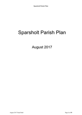 Medstead Parish Plan