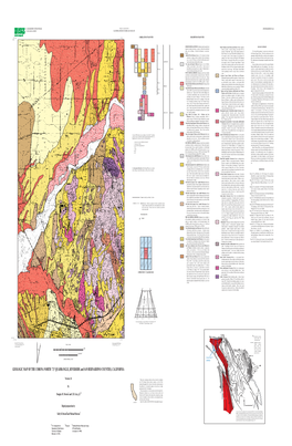 GEOLOGIC MAP of the CORONA NORTH 7.5' QUADRANGLE, RIVERSIDE and SAN BERNARDINO COUNTIES, CALIFORNIA