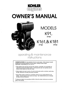 Owner's Manual