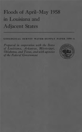 Floods of April-May 1958 in Louisiana and Adjacent States