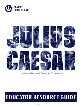 Julius Caesar Is Gogol’S Farce, the Government Inspector, a Story About Bureaucracy and Buffoonery, with Everyone on the Hook for Corruption of One Kind Or Another