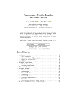 Fairness-Aware Machine Learning an Extensive Overview