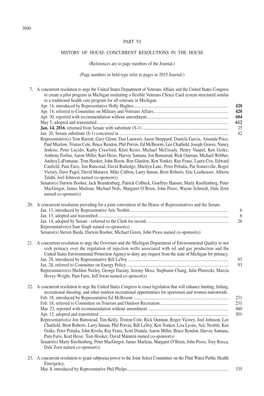 History of House Concurrent Resolutions in the House