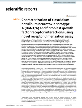 And Fibroblast Growth Factor Receptor Interactions Usin