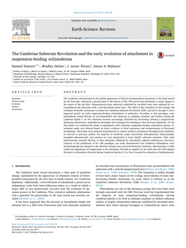 The Cambrian Substrate Revolution and the Early Evolution of Attachment in MARK Suspension-Feeding Echinoderms