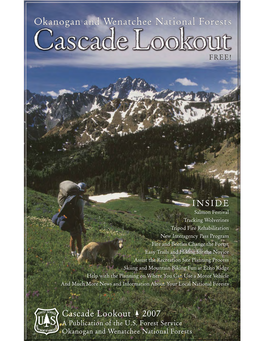 Cascade Lookout 2007 a Publication of the U.S