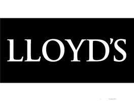 LLOYD's AUSTRALIA &gt; Underwriting Agencies