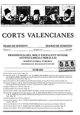 Corts Valencianes