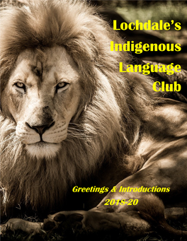 Lochdale's Indigenous Language Club