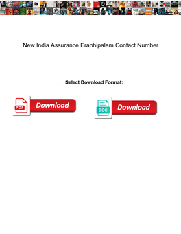 New India Assurance Eranhipalam Contact Number