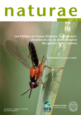 Les Psilidae De France (Diptera : Acalyptrata) : Checklist Et Clés De Détermination Des Genres Et Des Espèces