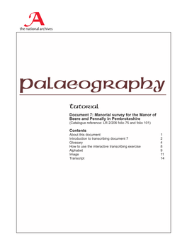 Palaeography