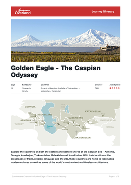 Golden Eagle - the Caspian Odyssey