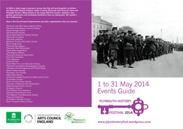 1 to 31 May 2014 Events Guide