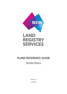 Strata Plan Reference Guide