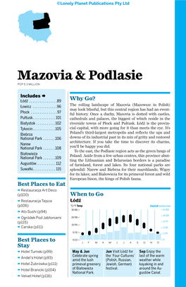 Mazovia & Podlasie