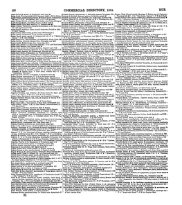 COMMERCIAL DIRECTORY, 1914. BUR BDII!CSS Frederick, Hosier, 6O Shepherd's Bush Road W Burkert George, Apartments, N Alexander Square, Brompton SW Burma