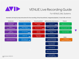 VENUE S6L Live Recording Guide V7.0