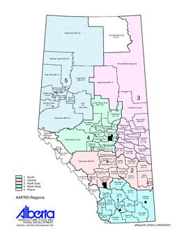 AAFRD Regions County Willow Creek 1 Ranchland Taber (MD 66) (MD 26) Lethbridge (MD 14) (Co