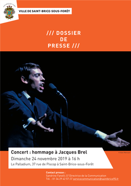 Dossier De Presse