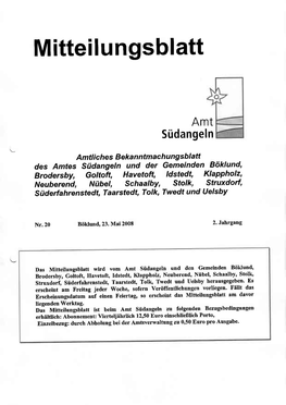 Mitteilungsblatt