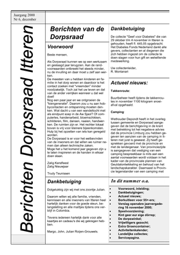 Berichten Van De Dorpsraad